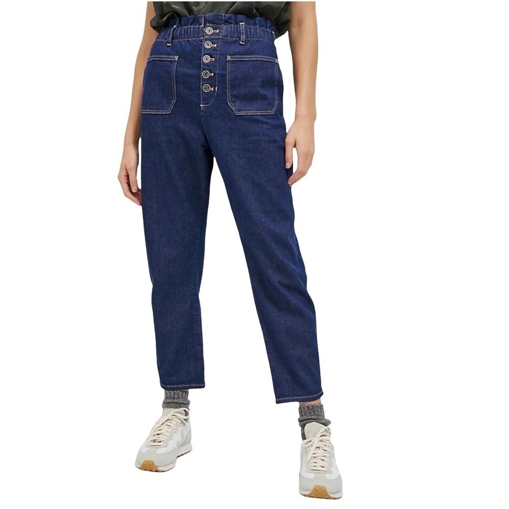 Pilcro and The Letterpress Women’s Ultra High Rise Button Fly Slim Jeans Size 29